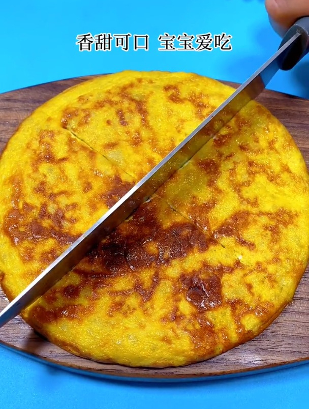 用香蕉做早餐,口感香甜,做法简单,香蕉鸡蛋饼,宝宝辅食