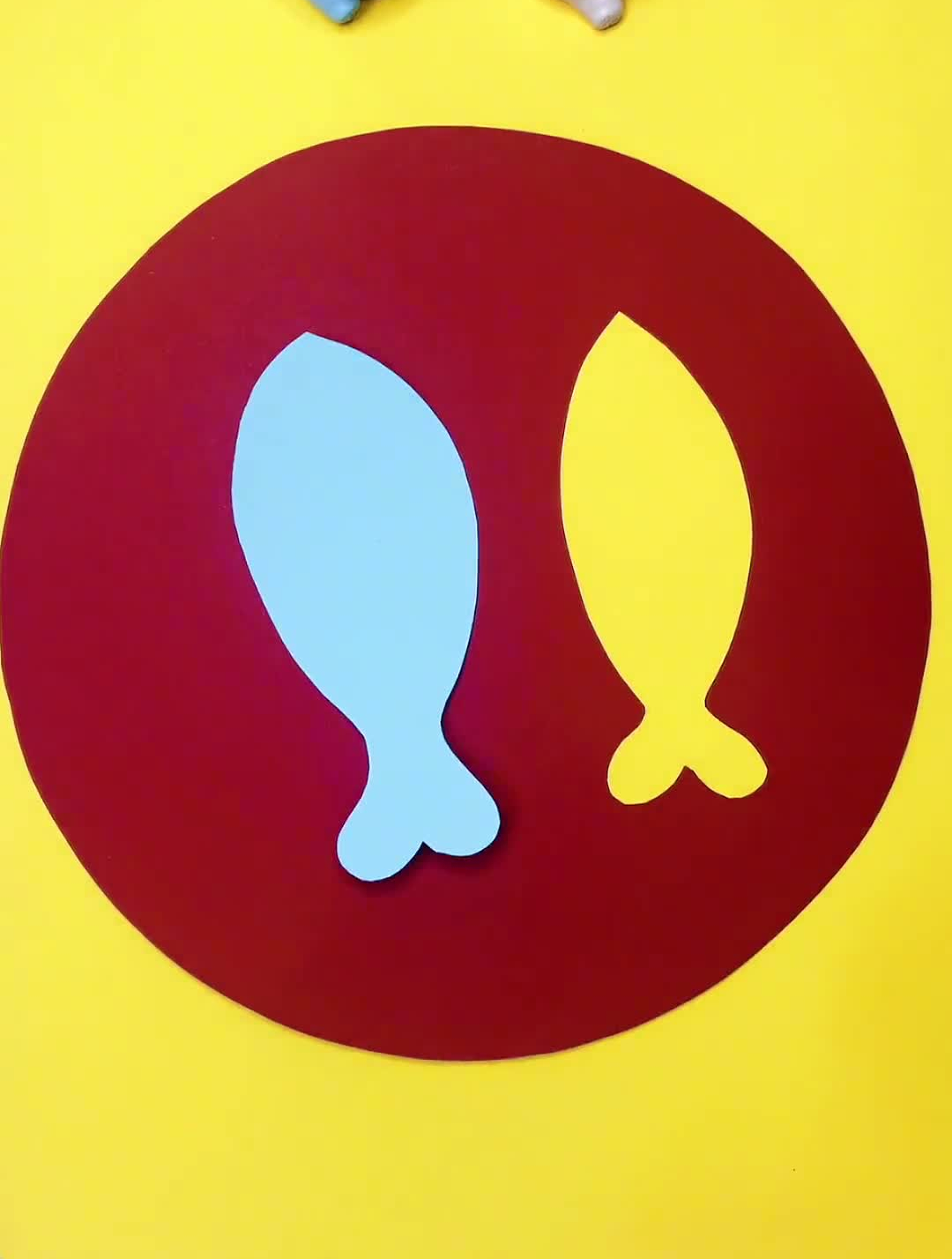 适合小宝贝做的年年有鱼儿童创意手工儿童