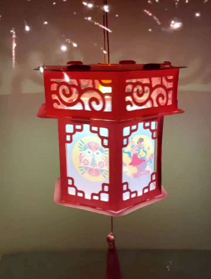 中秋节少不了灯笼,制作简单又漂亮的灯笼安排上