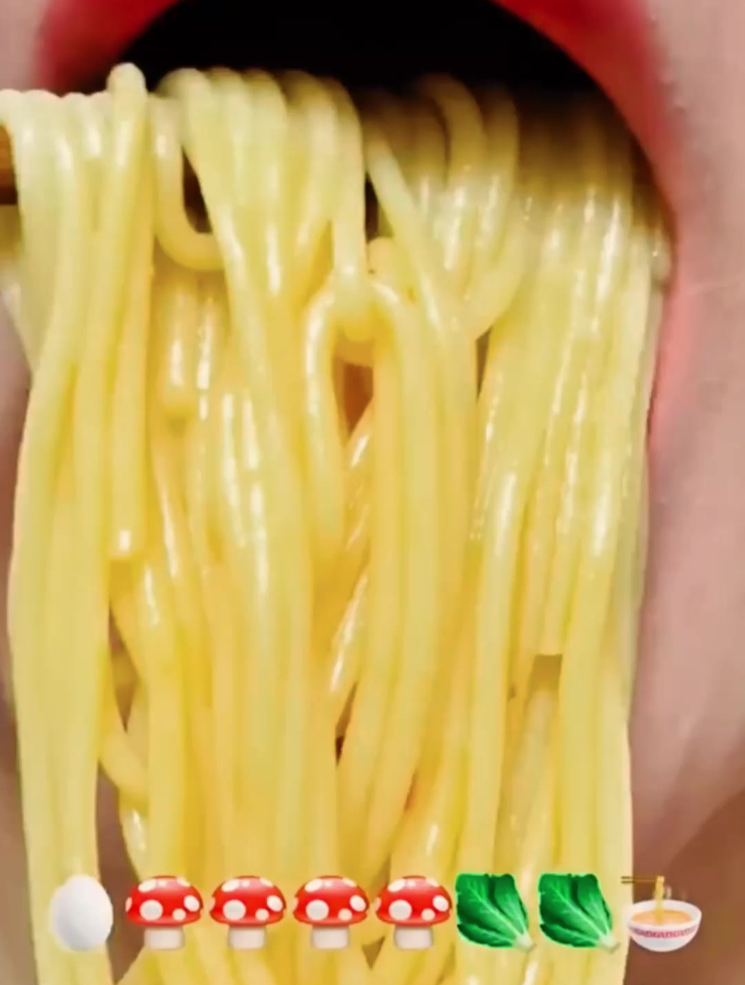 拉面 青菜 金针菇