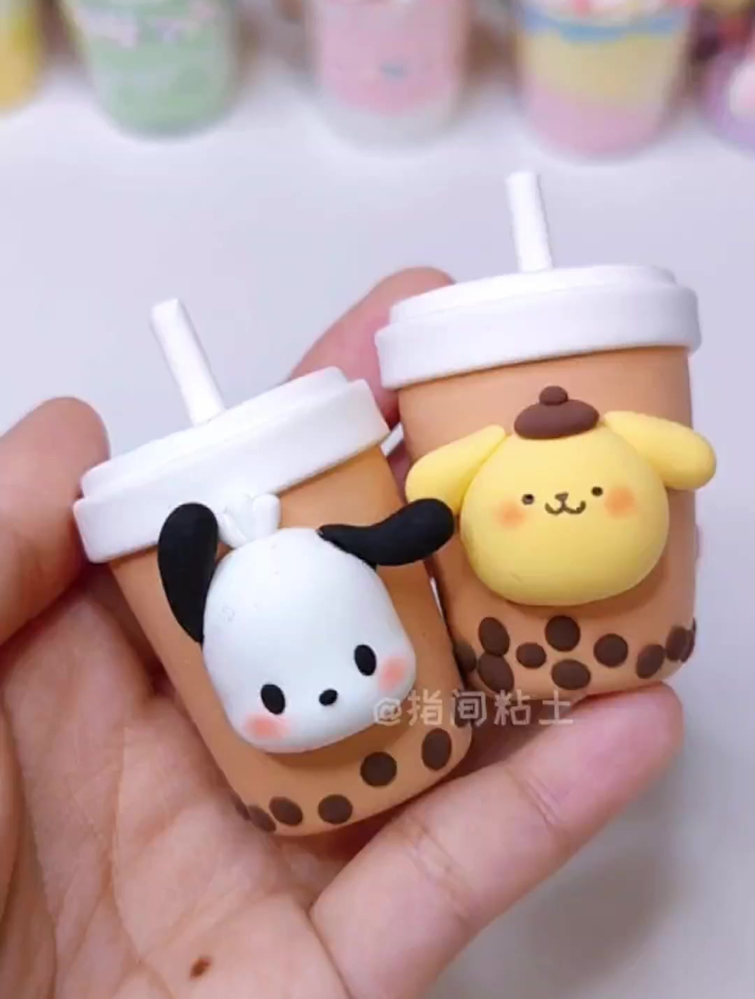 有手就会 秋天的第一杯黏土奶茶