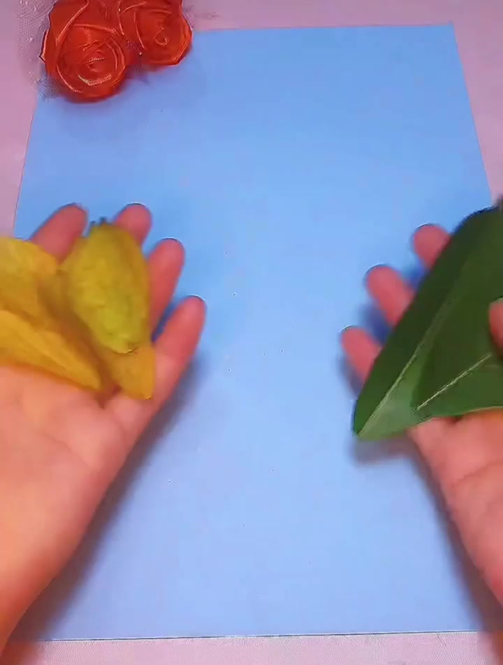 可爱的树叶向日葵