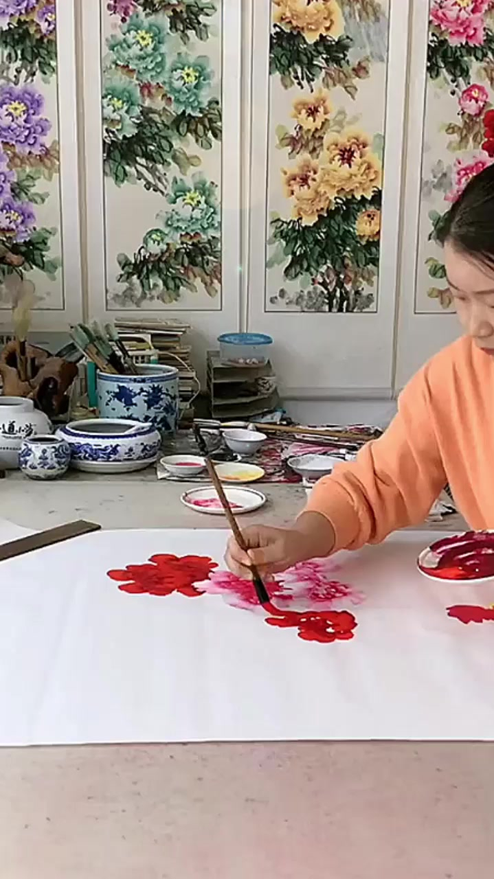 花开富贵牡丹国画,有没有喜欢的朋友?