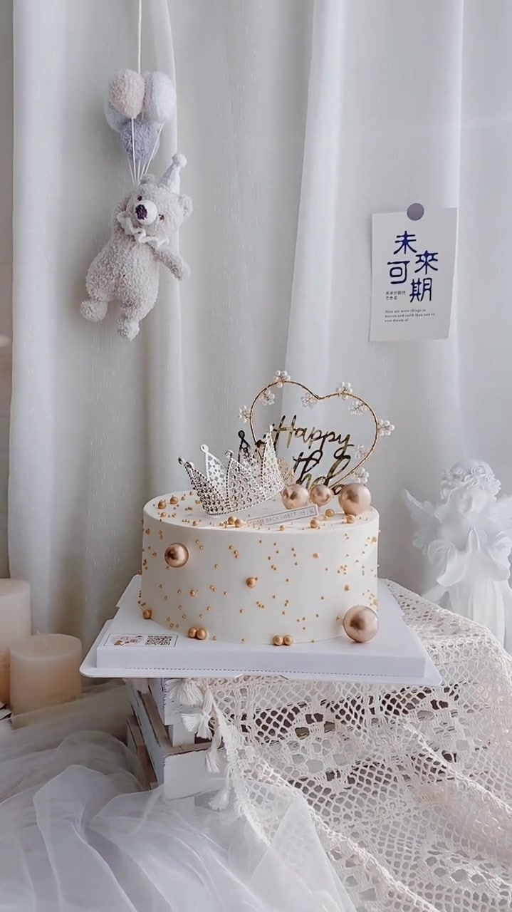 给姐姐定的婚礼蛋糕,看到最后成品,我都想结婚了!
