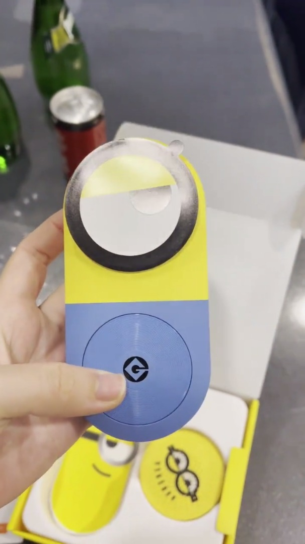 小黄人大白可视门铃拆箱视频～