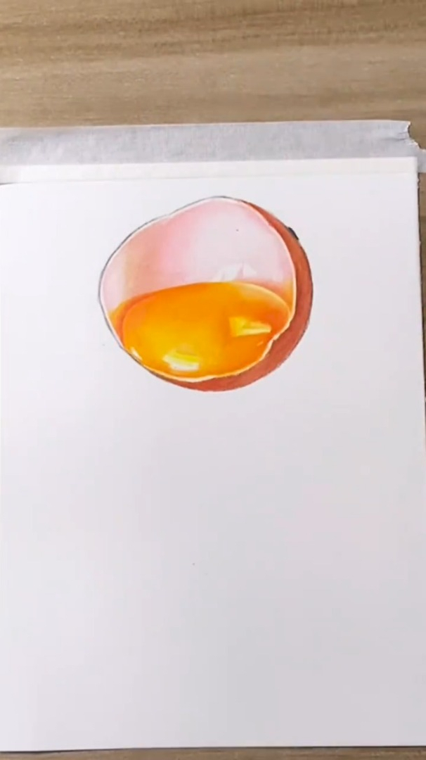 这么详细的彩铅鸡蛋教程