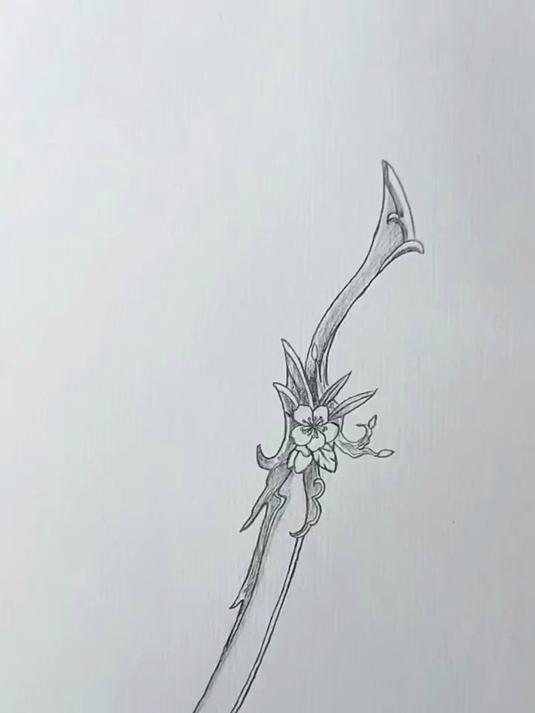 武器弯刀的画法