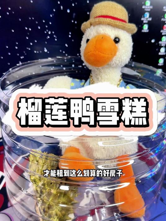 今天就拿你做榴莲鸭雪糕