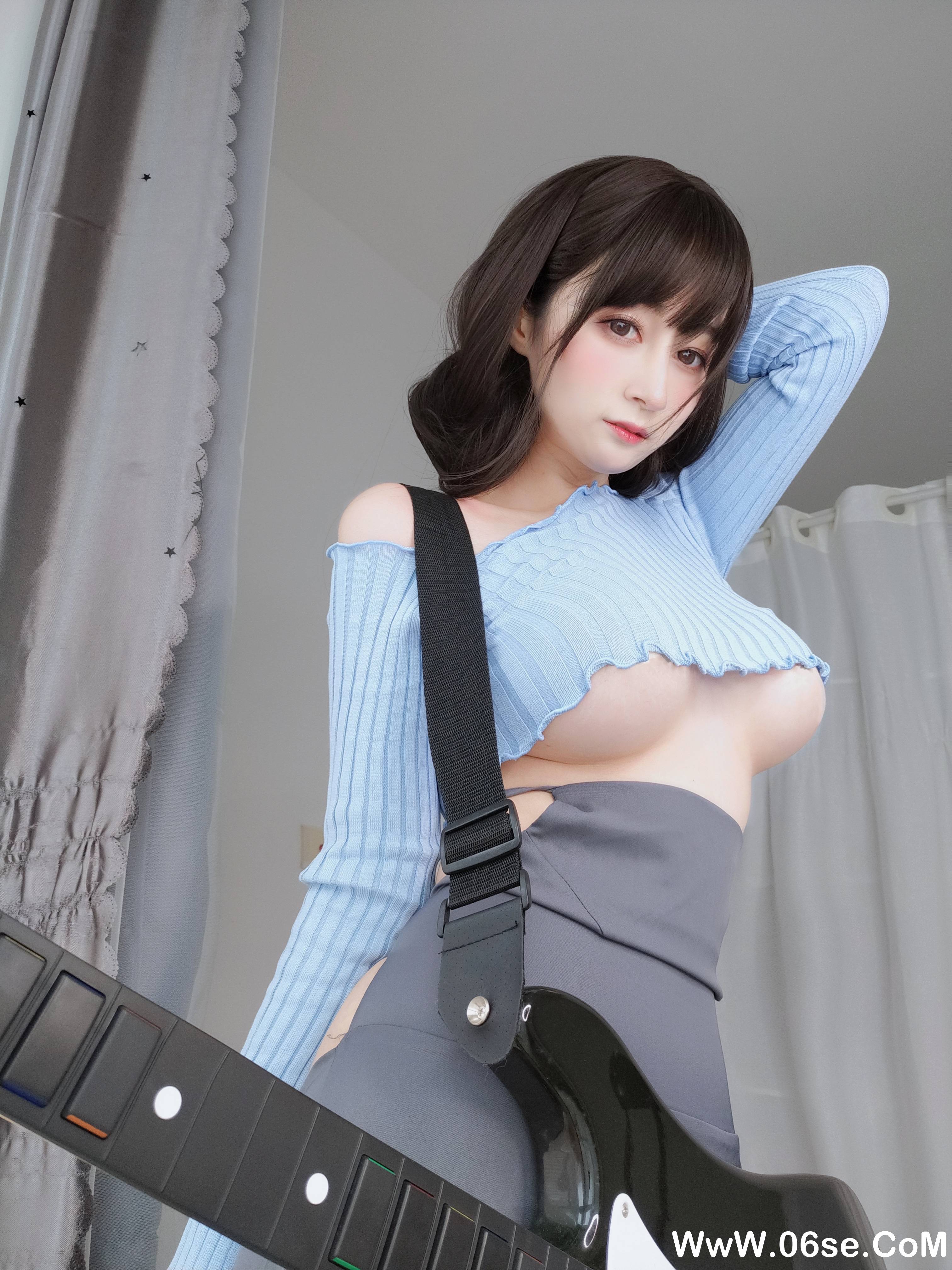 图片[119]-Coser小姐姐白银 NO.093 – 吉他妹妹 [164P888M]-六色网
