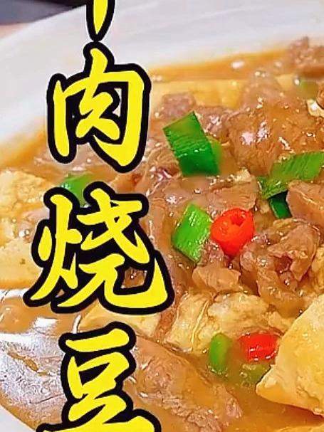 牛肉烧豆腐#厨房小白必学##家常菜教程##懒人快手菜##简单好吃##新手也能做#