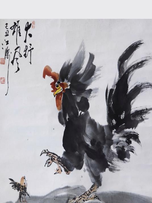 名家曾江涛写意花鸟画国画作品欣赏