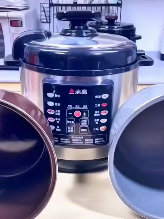 志高家用电压力锅2.5-5L多款款容量,双内胆多功能高压锅智能快煮