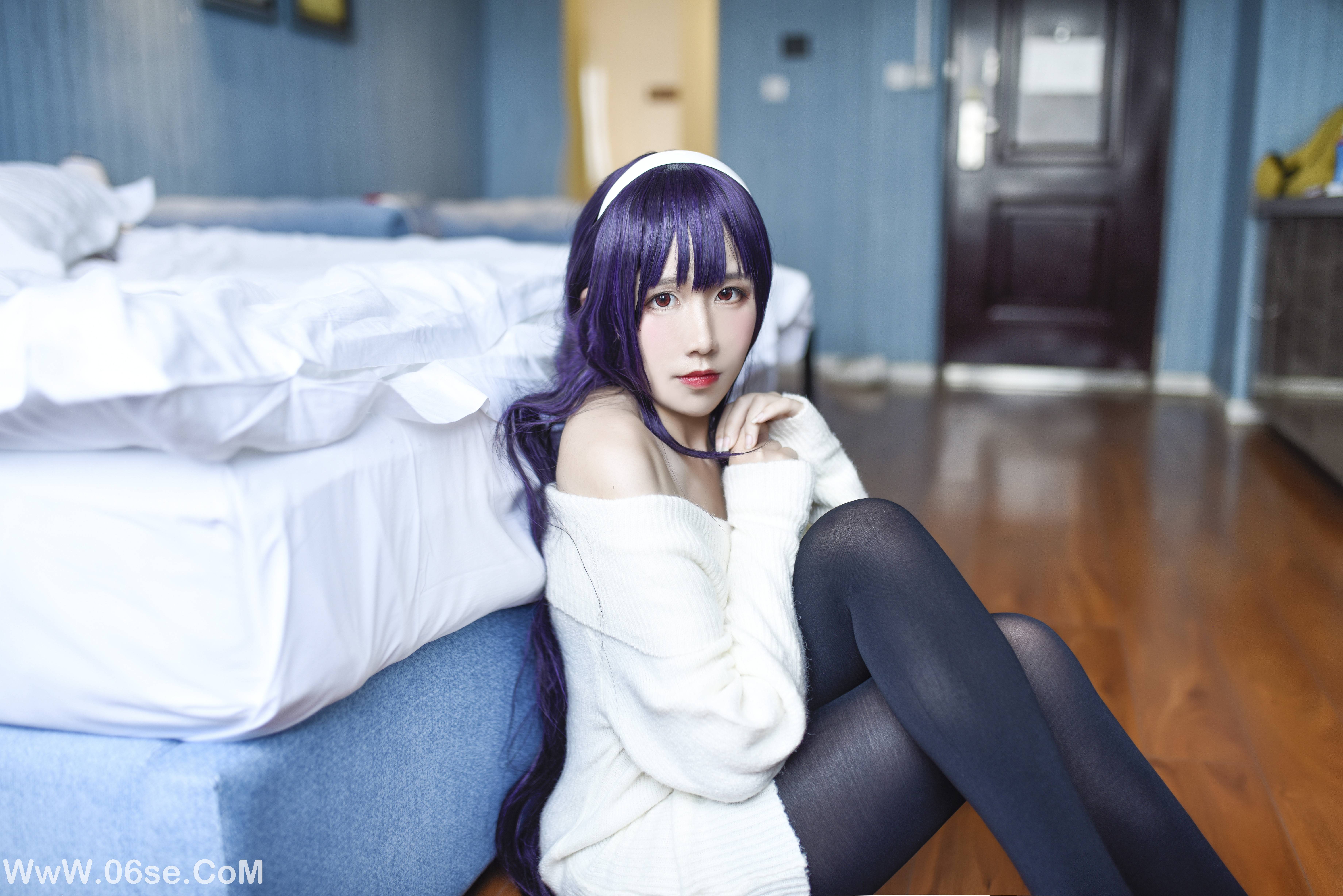 图片[20]-九曲Jean NO.015 – 黑丝[45P290M]-六色网
