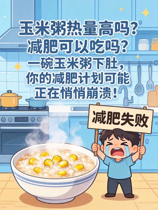 玉米粥热量高吗 减肥可以吃吗？一碗玉米粥下肚，你的减肥计划可能正在悄悄崩溃！
