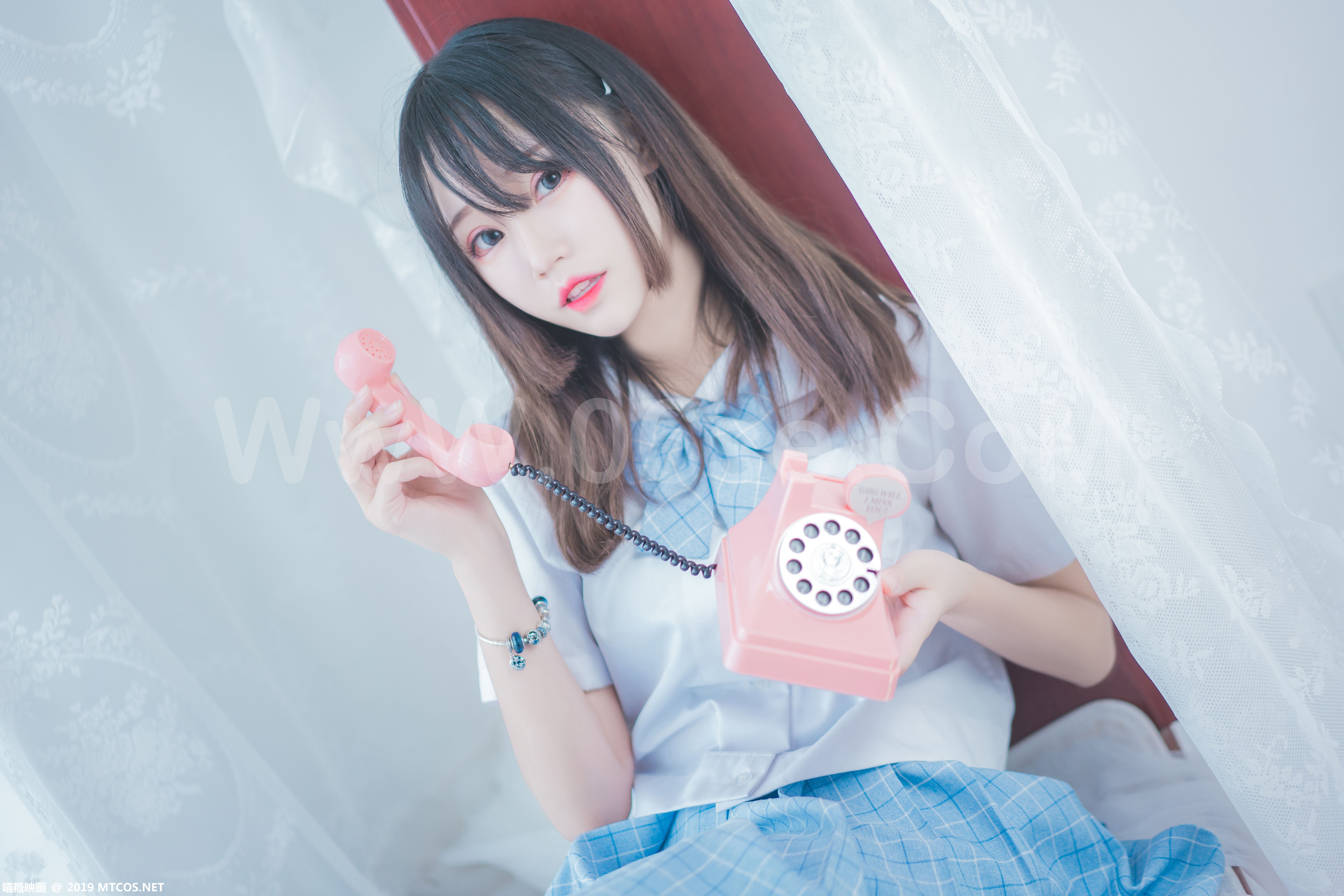 图片[38]-[MTCos] 喵糖映画 Vol.019 蓝白梦幻少女-六色网