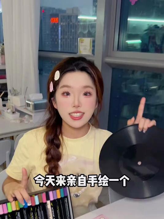 手绘时代少年团黑胶唱片太解压了！