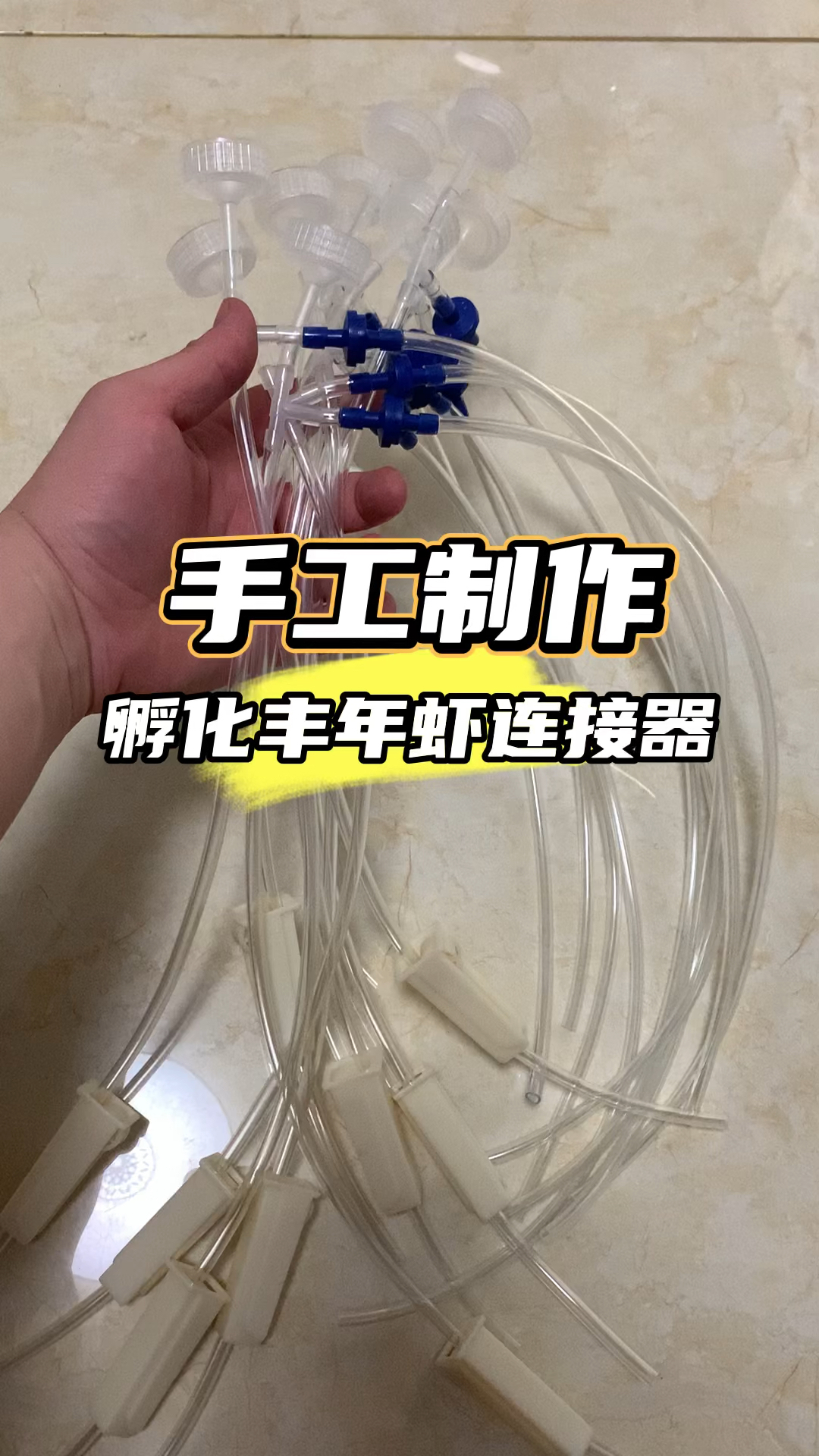 教你如何制作孵化丰年虾连接器 #养鱼人 #养鱼日记 #孔雀鱼 #水族 #丰年虾孵化器