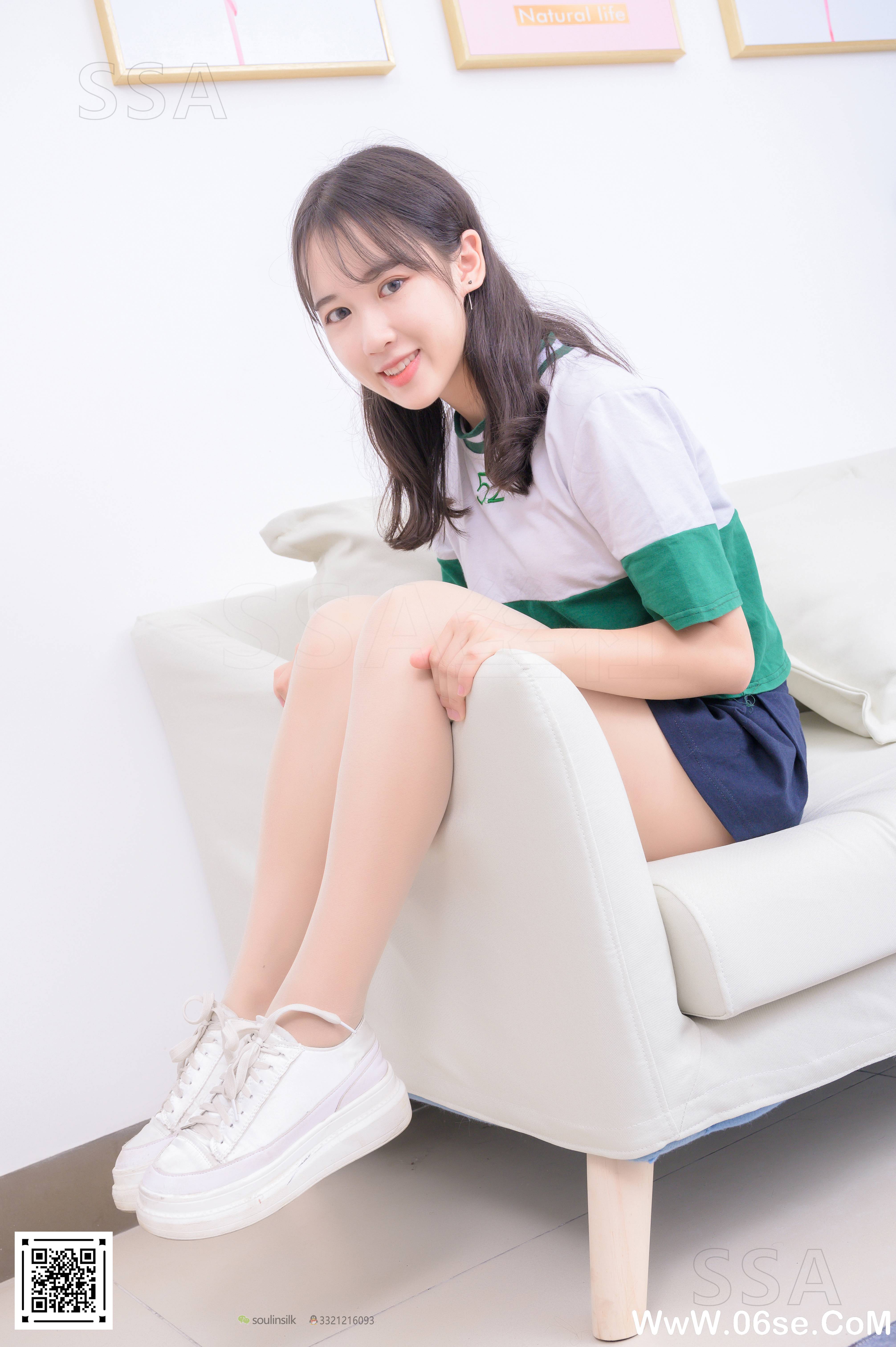 图片[22]-[SSA丝社] NO.215 小夏 齐臀短裙（上）[99P1.22G]-六色网