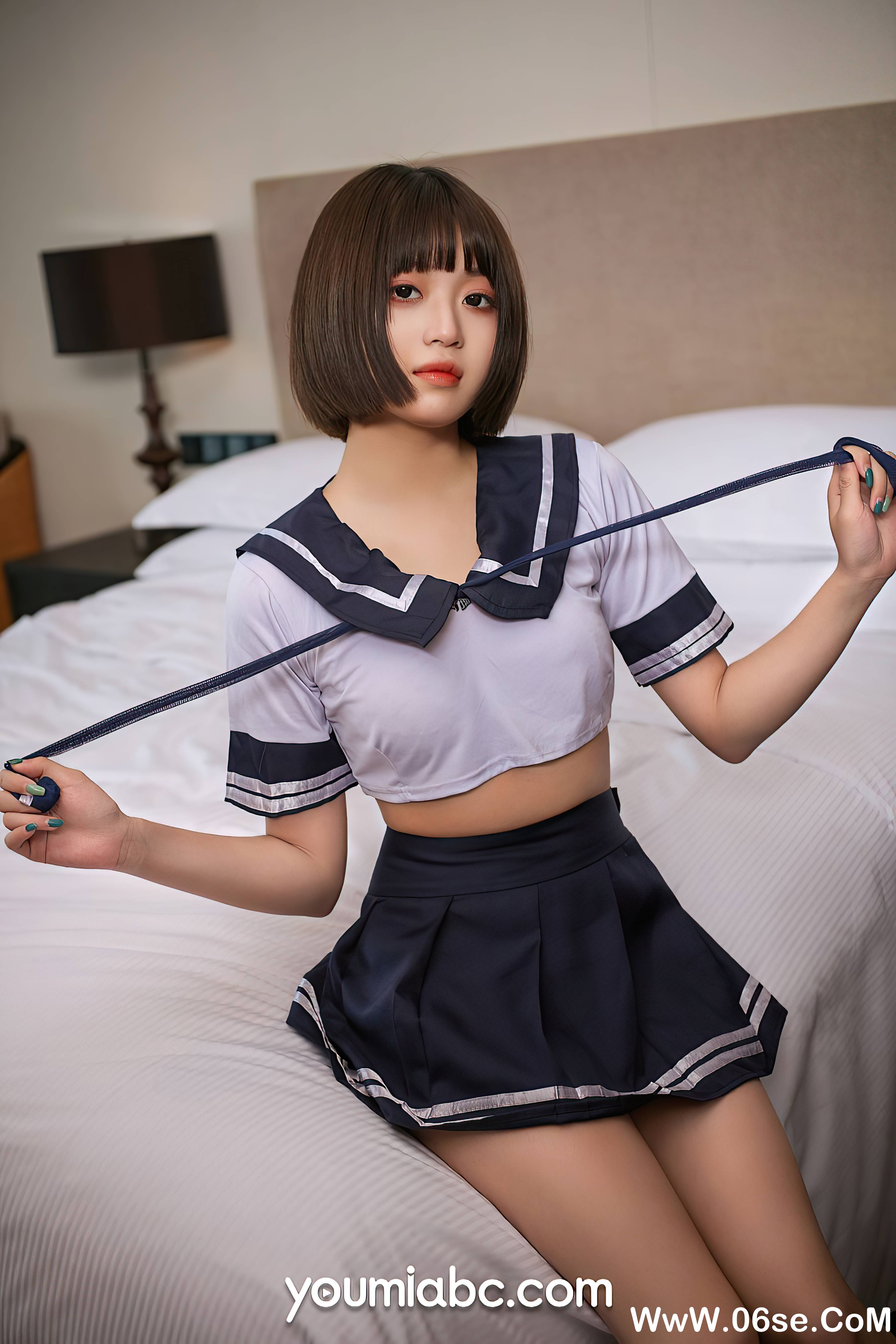 图片[16]-[YouMi尤蜜] 2021.08.06 放学后的特别授业 萌萌[33+1P627M]-六色网