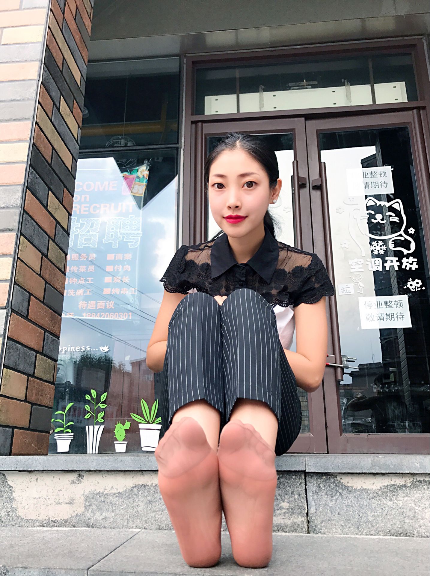 图片[162]-学妹校园寝室短丝系列028期 马欢[190P365M]-六色网
