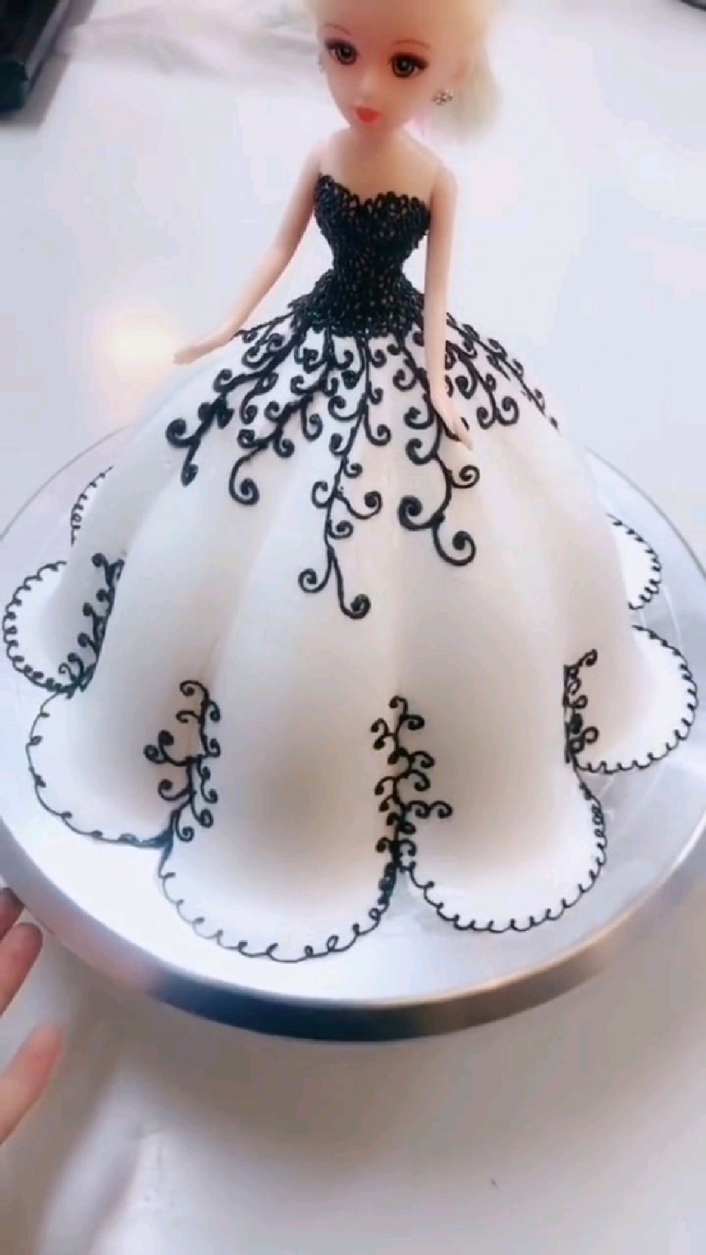 芭比公主宝宝蛋糕