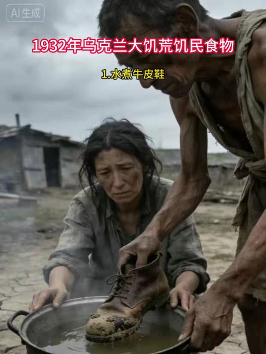 1932年乌克兰大饥荒饥民食物