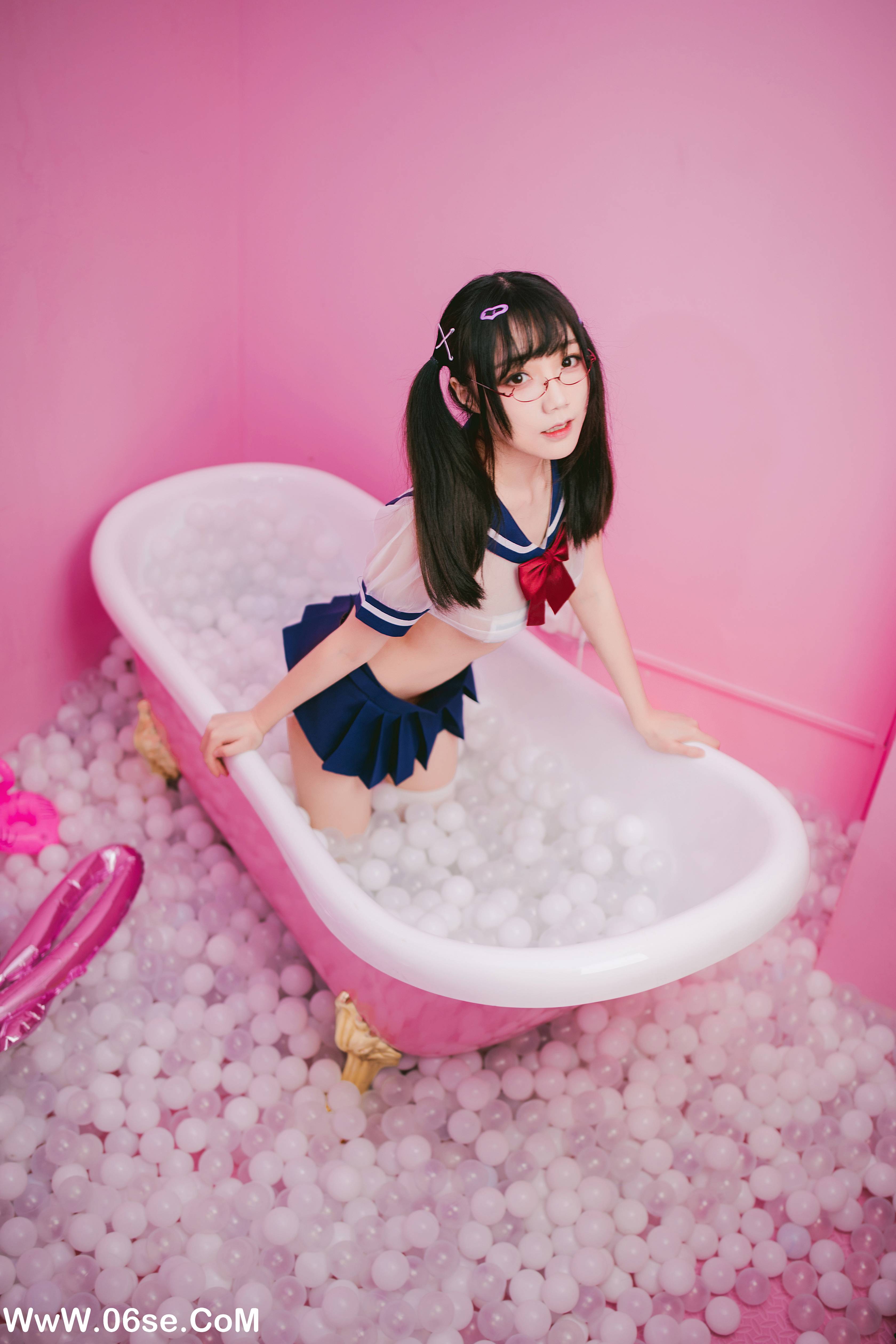 图片[13]-真央Mao NO.003 – 浴缸JK [18P193M]-六色网
