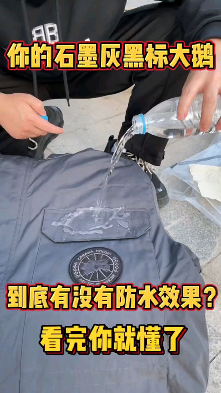 加拿大鹅羽绒服石墨灰黑标评测