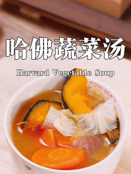 4种蔬菜,很简单的做法,就是一道很出名的蔬菜汤!