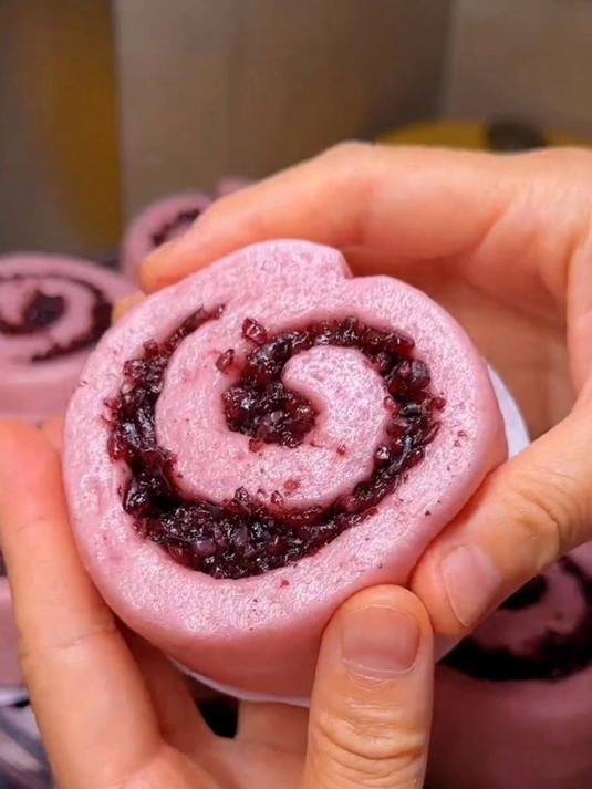 这个超级宣软的紫米馒头一定要试试