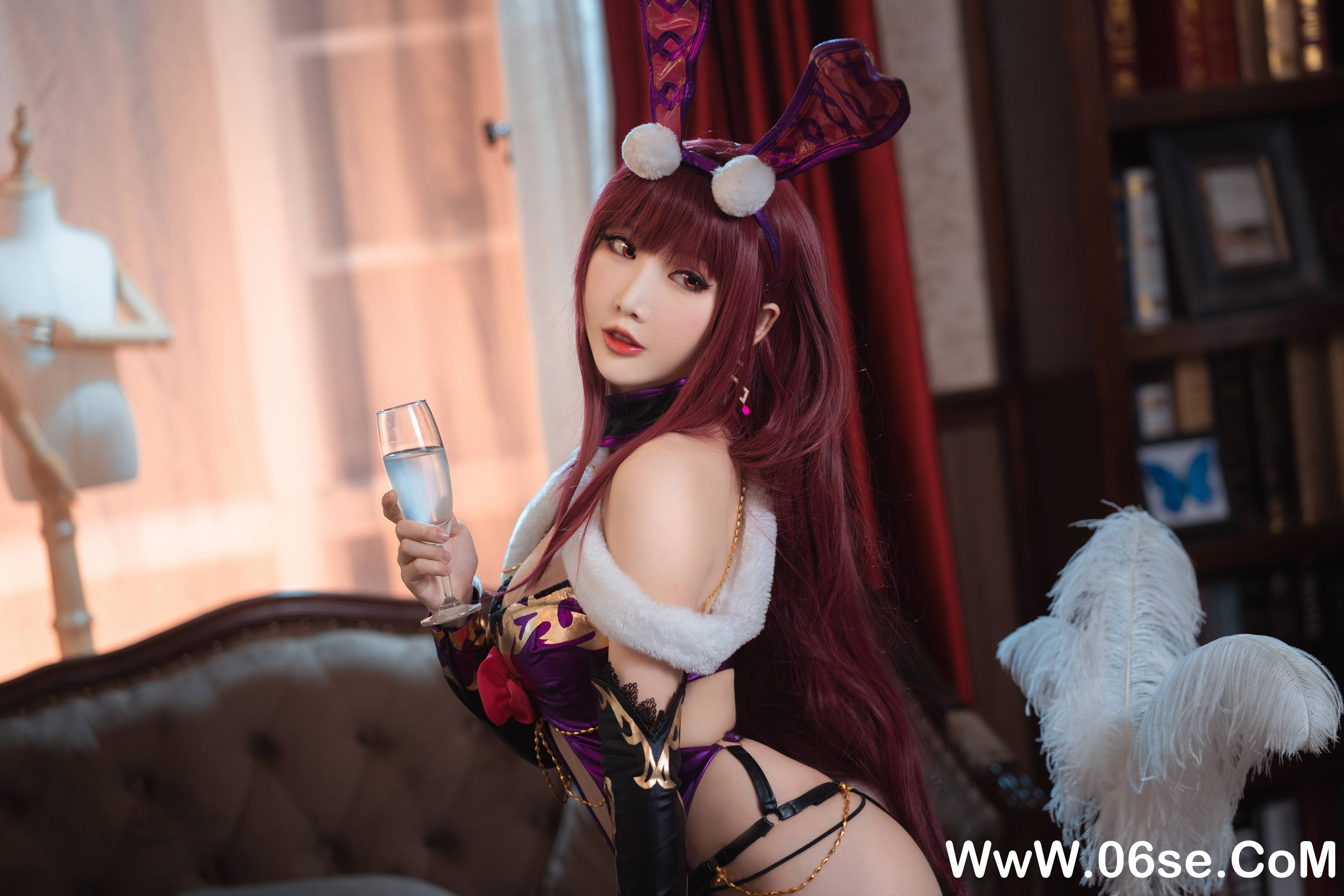 图片[3]-Coser面饼仙儿  NO.087– 斯卡哈兔女郎[26P313M]-六色网
