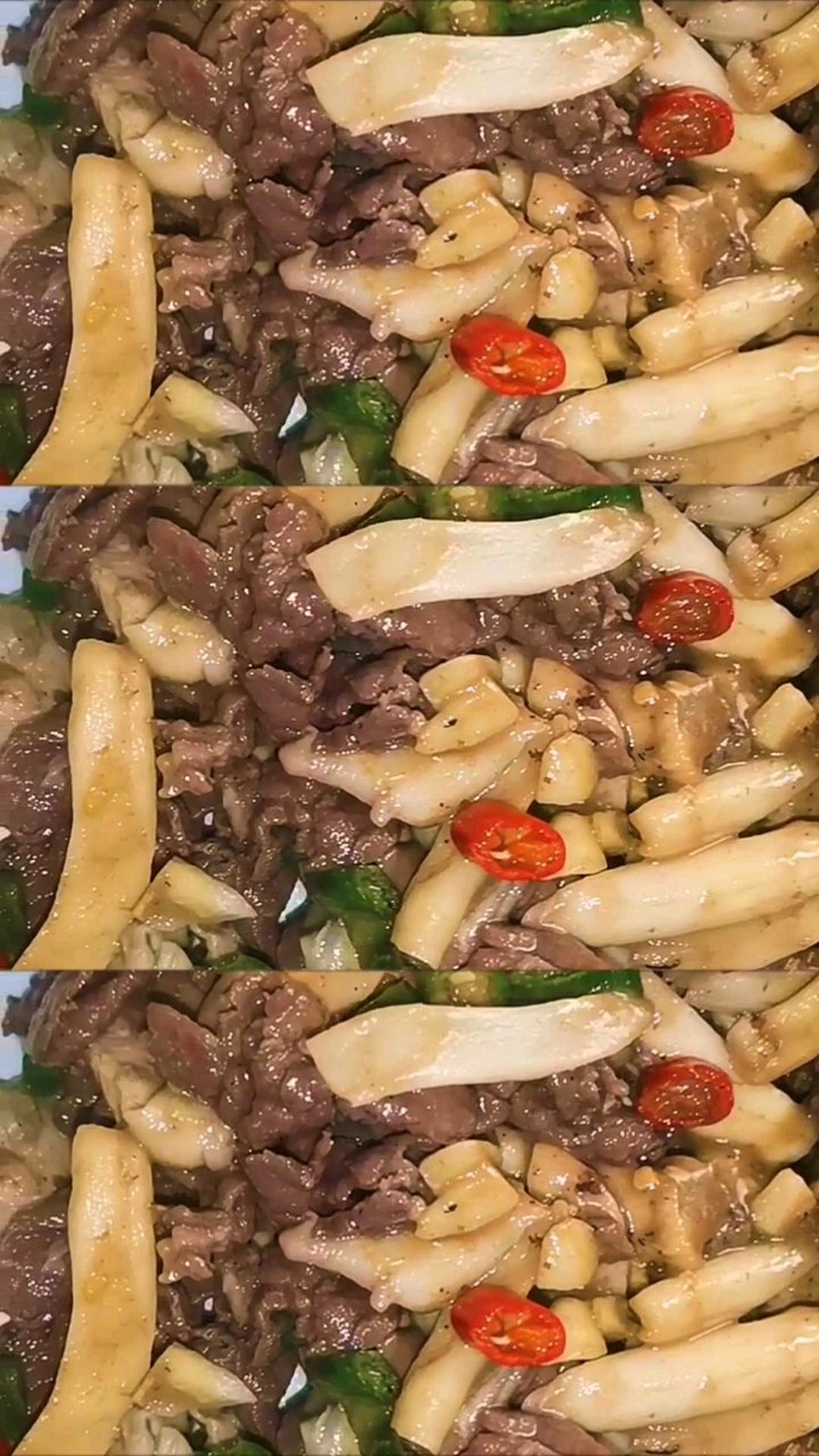 平菇炒牛肉,很多人这一步都烧错了,其实这一步更香