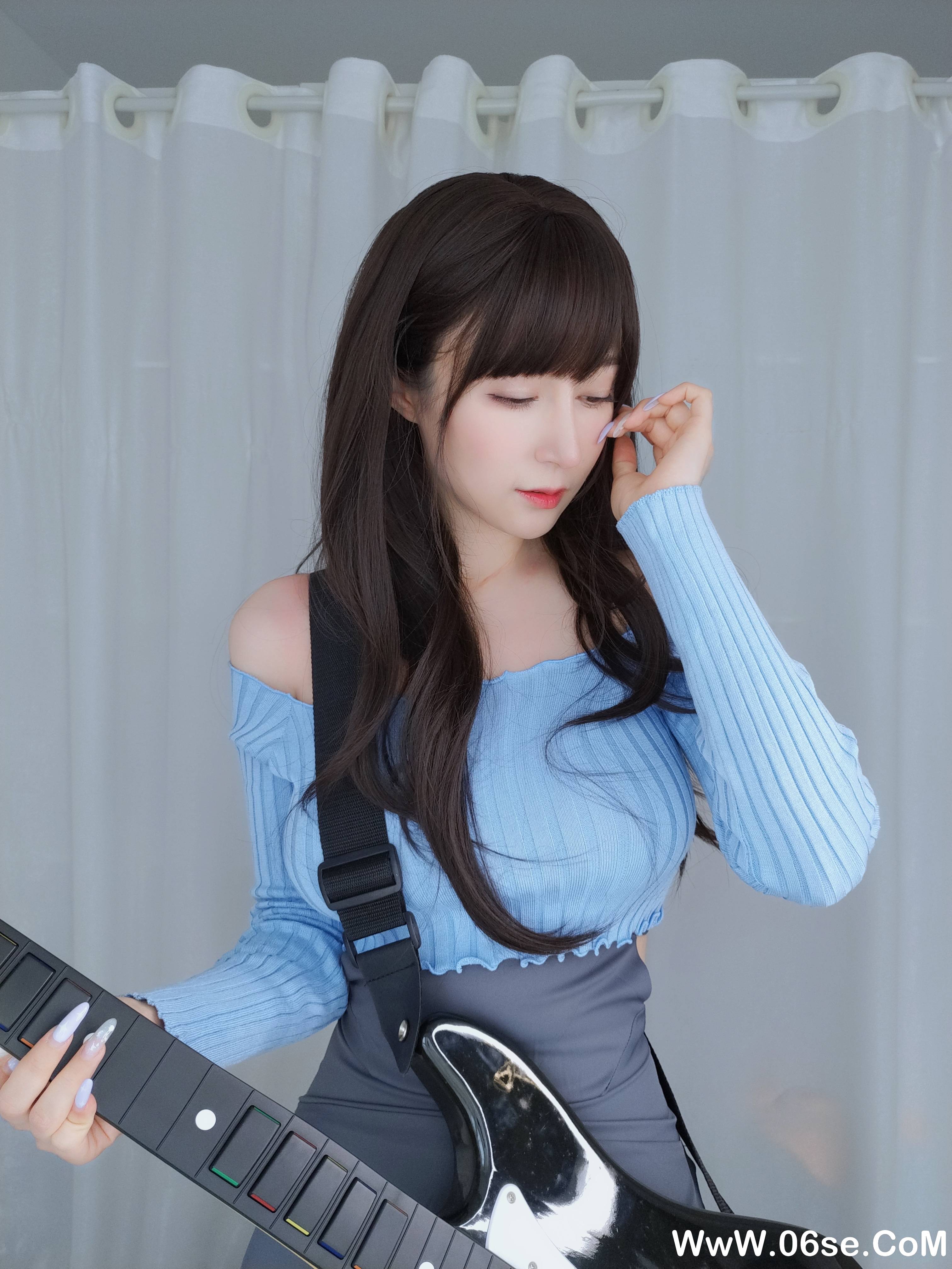 图片[64]-Coser小姐姐白银 NO.093 – 吉他妹妹 [164P888M]-六色网