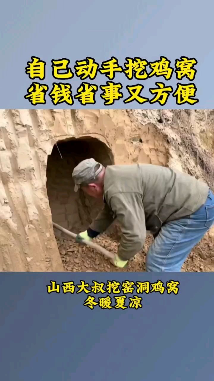 土窑鸡窝你见过吗
