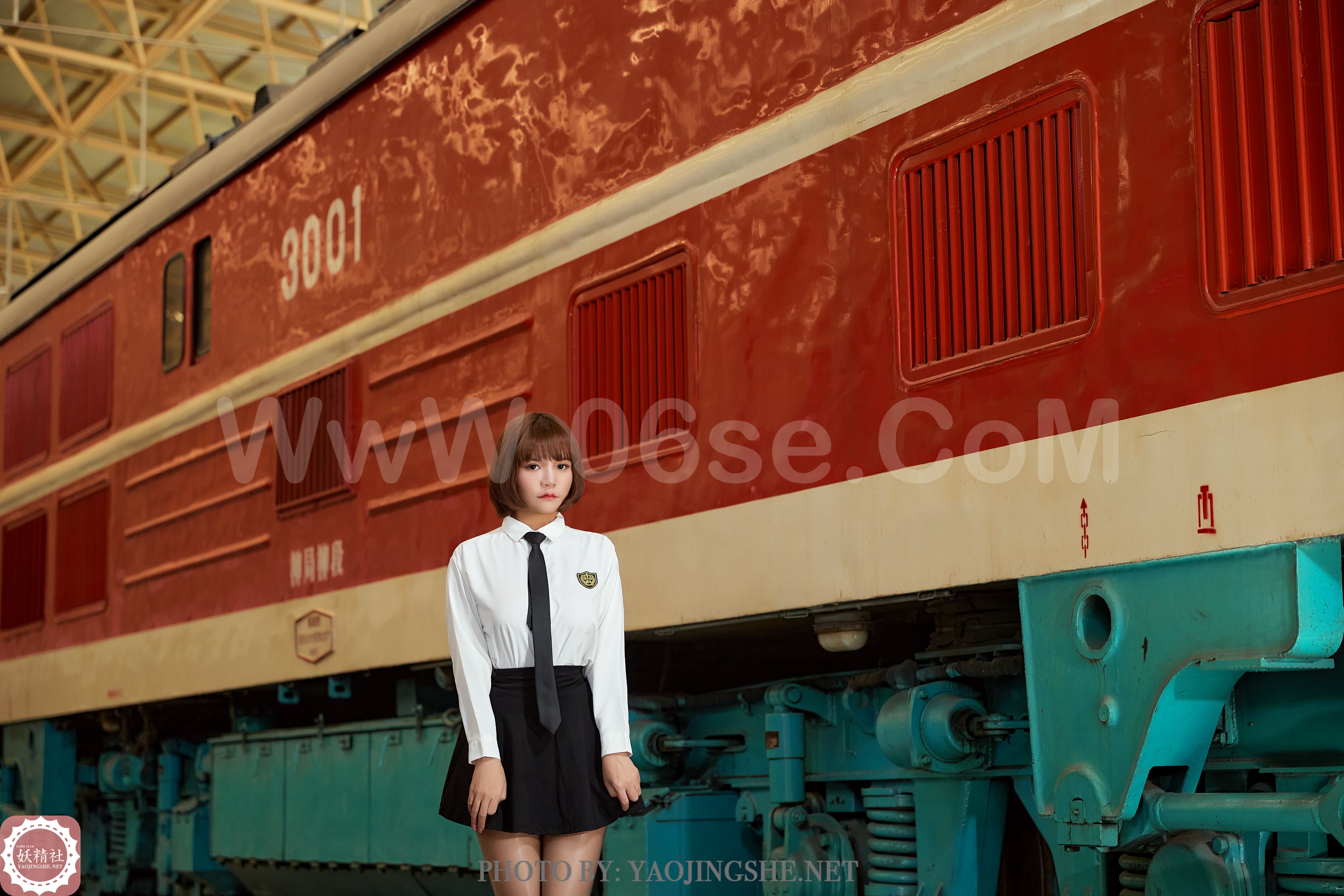 图片[3]-[YaoJingShe 妖精社] 2020.12.30 T2048《可爱JK》唐飞飞 [70P-483M]-六色网