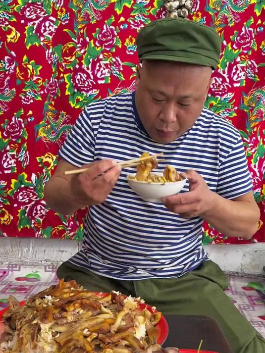 猪头肉盖饭，猪头焖子