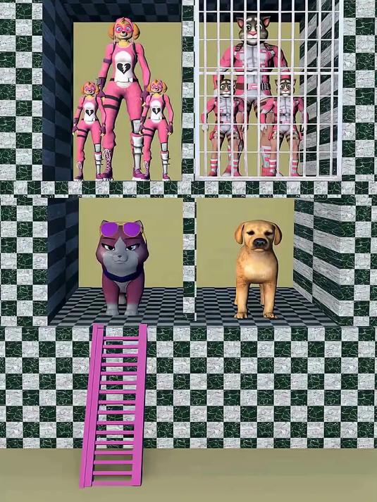 汤姆猫家族趣场景