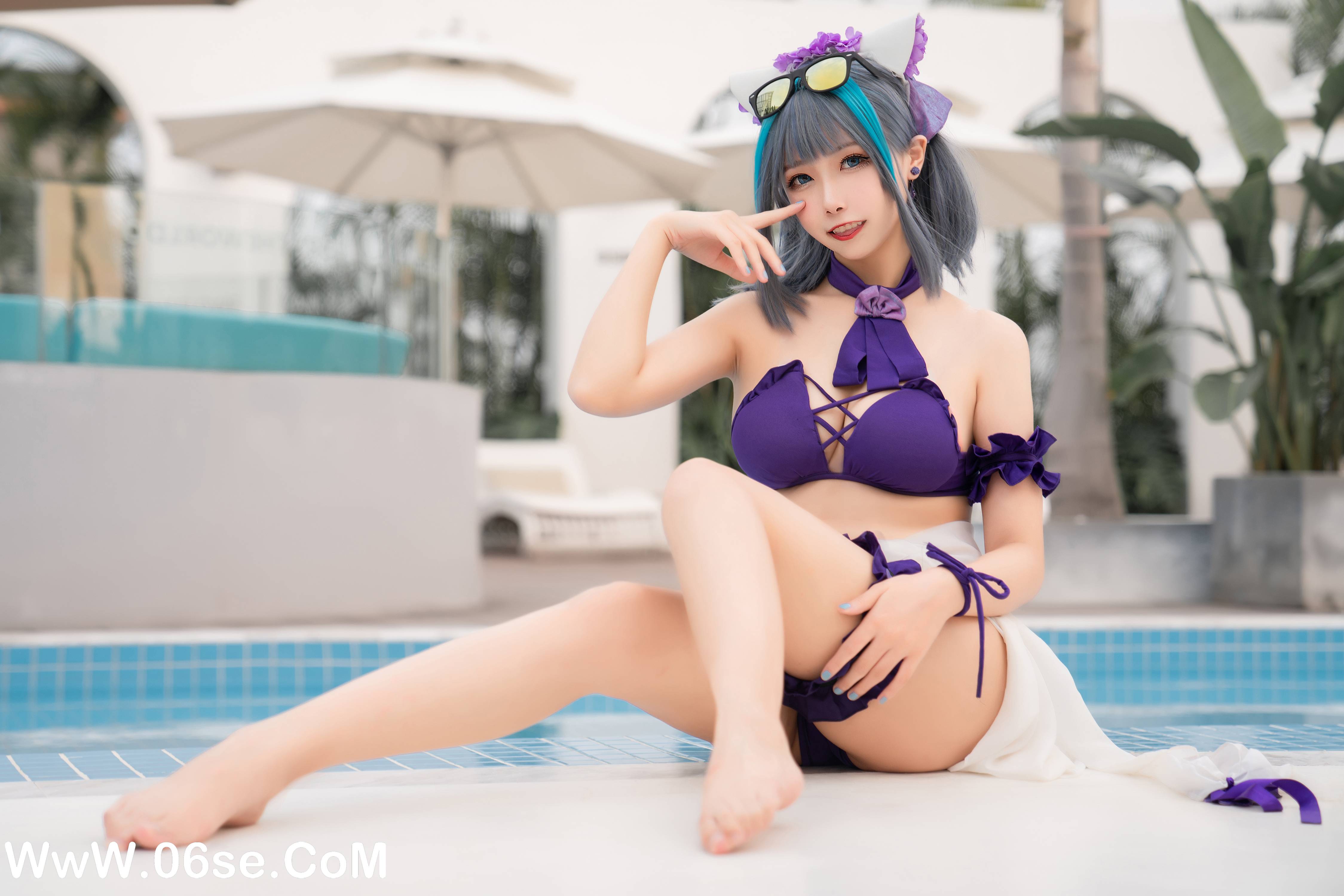 图片[27]-Momoko葵葵 NO.018 – 柴郡水着[40P+1V313M]-六色网