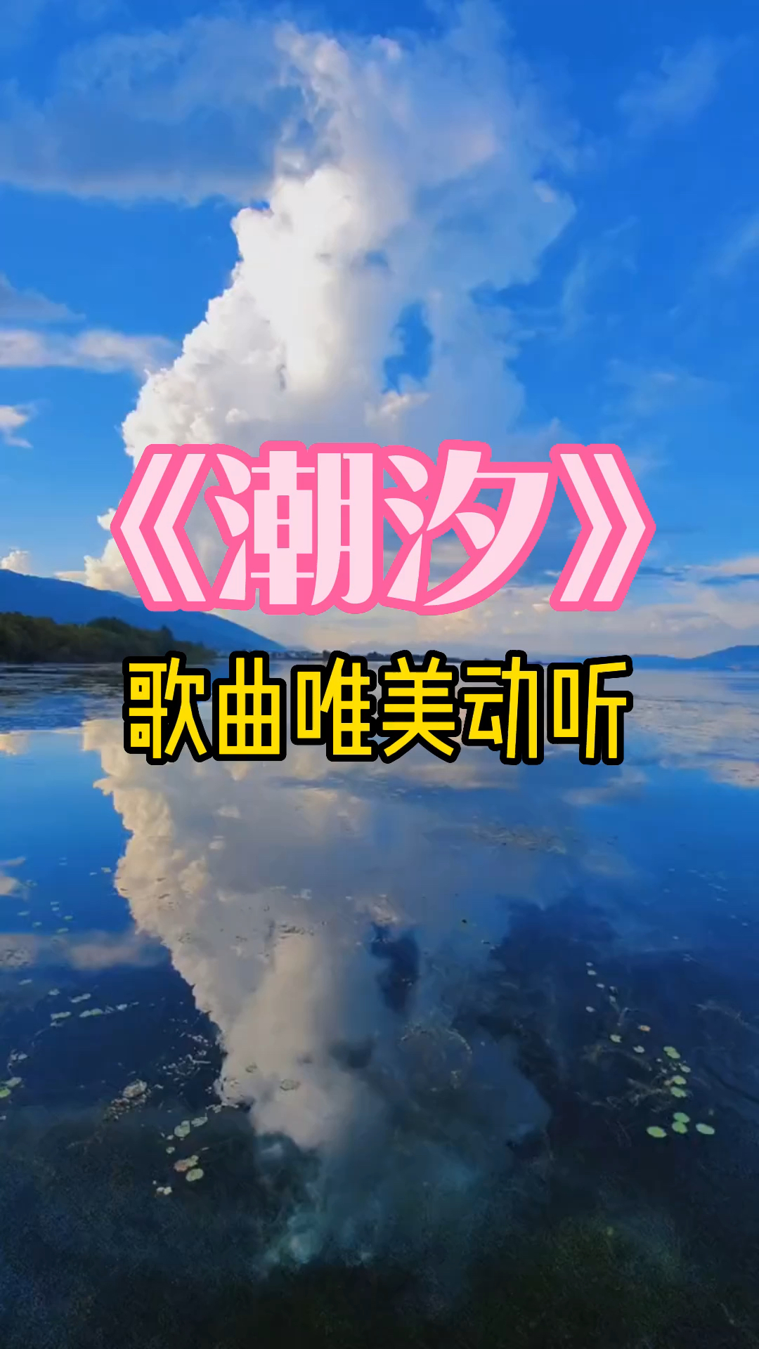 一首超好听的 《潮汐》,唯美动听,空灵悠扬的声音,让人沉醉其中,听完太治愈了