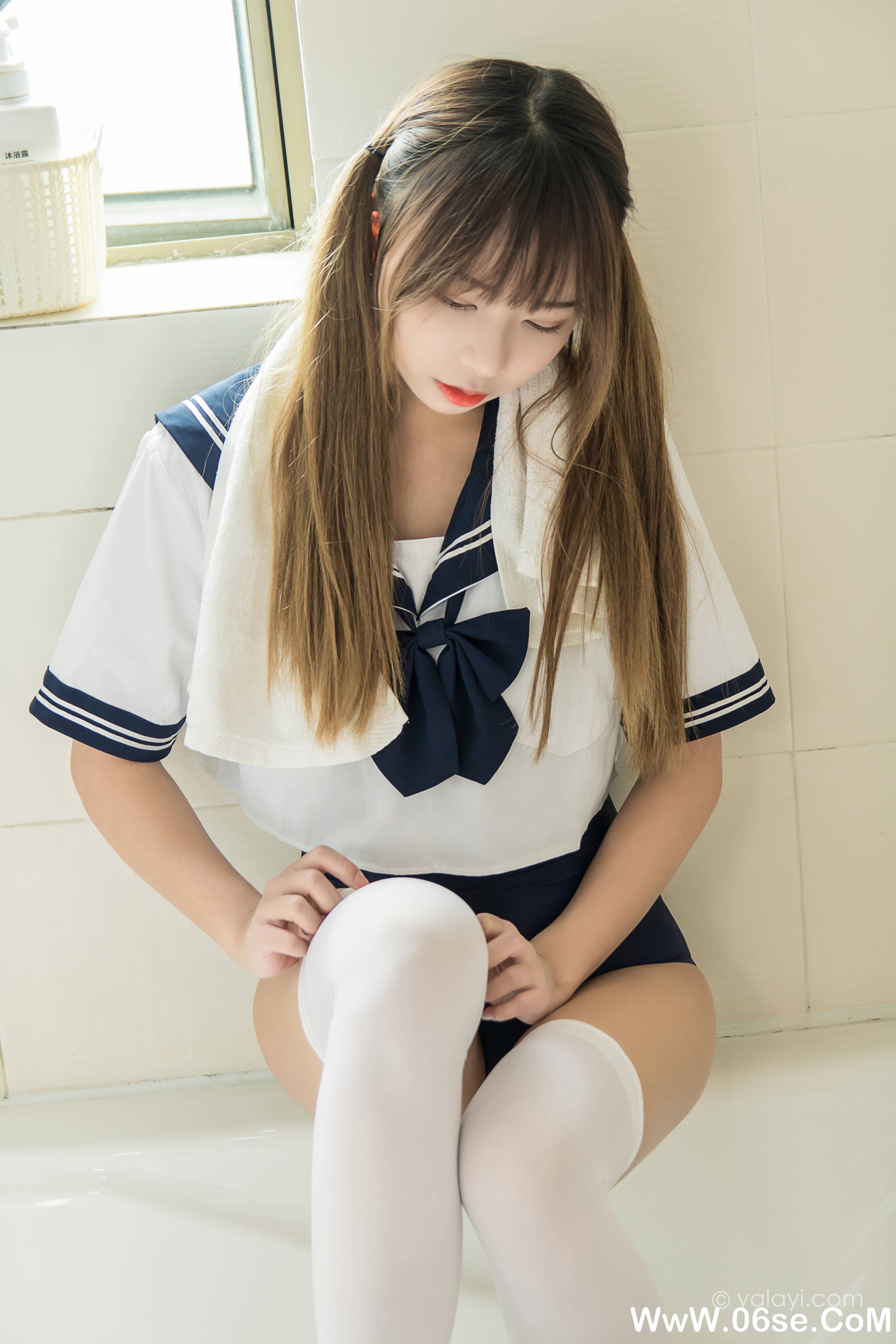 图片[25]-[YALAYI雅拉伊] 2020.08.01 NO.681 阿禾《少女的夏天》[48P+1P387M]-六色网