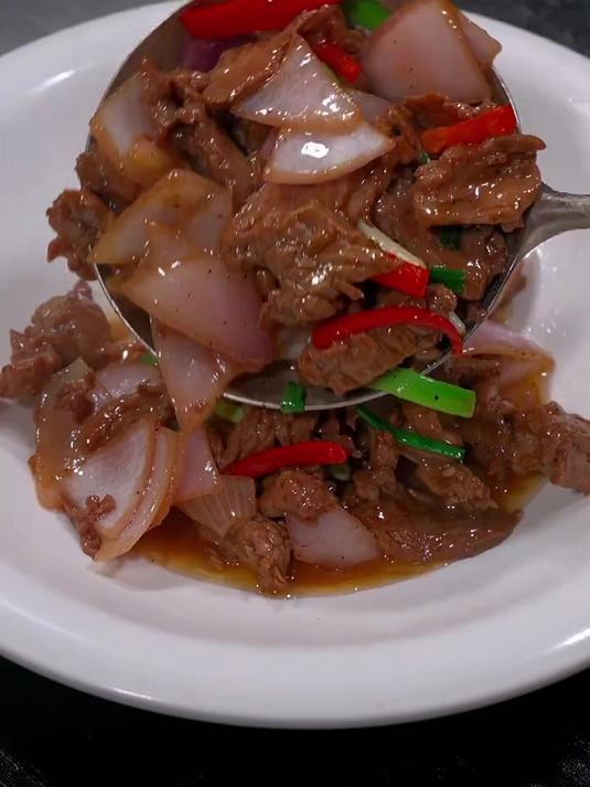 美味解馋的黑椒牛肉片