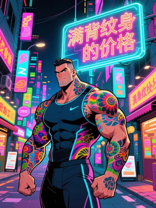 满背纹身的价格