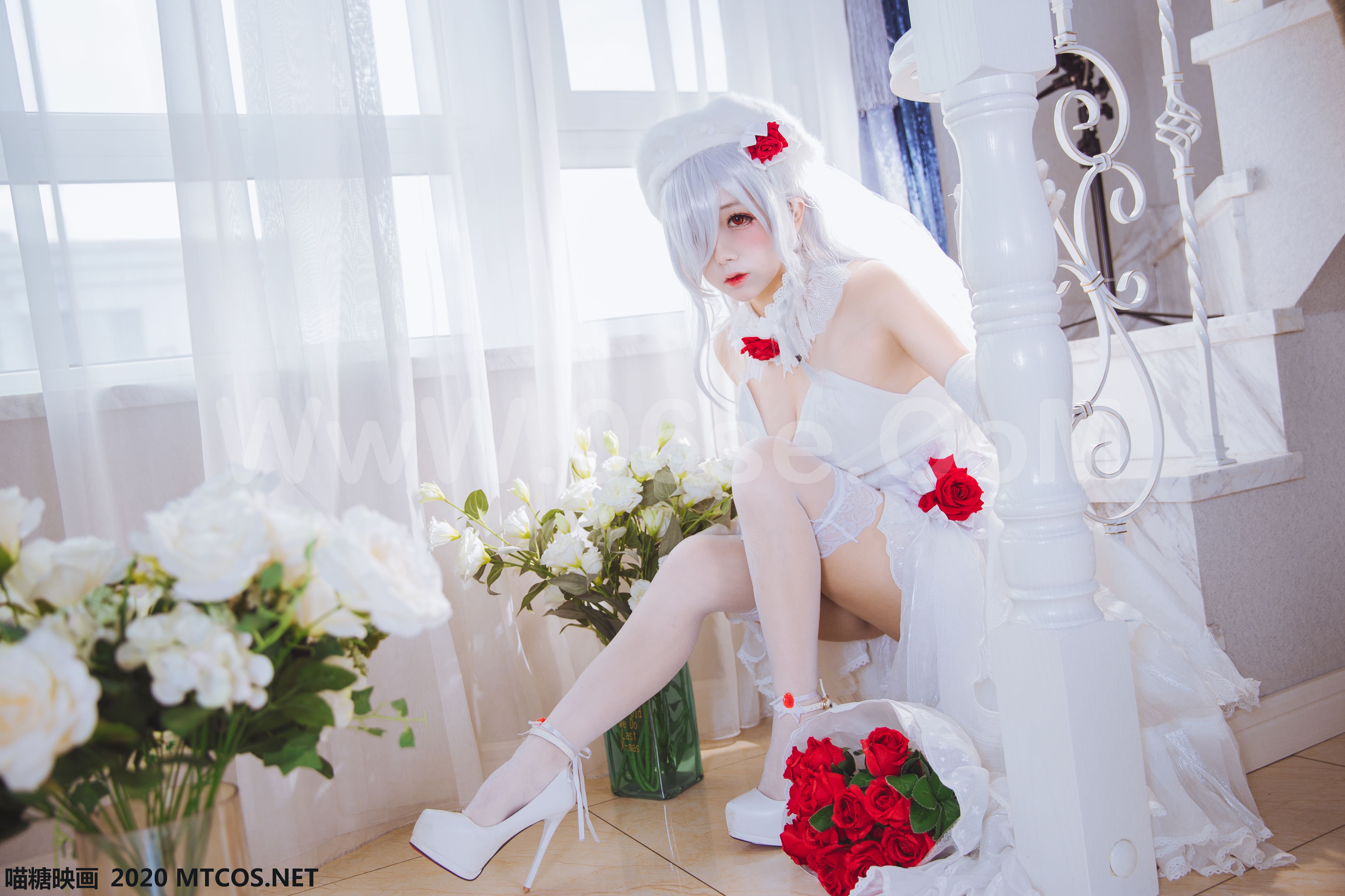 图片[19]-[MTCos] 喵糖映画 Vol.123 花嫁COS-六色网