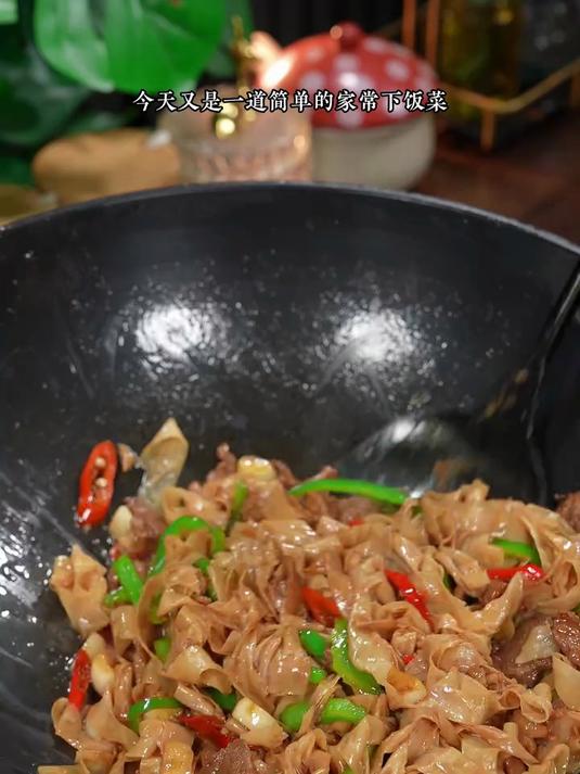 超级下饭的家常菜肉炒豆皮,简单好做