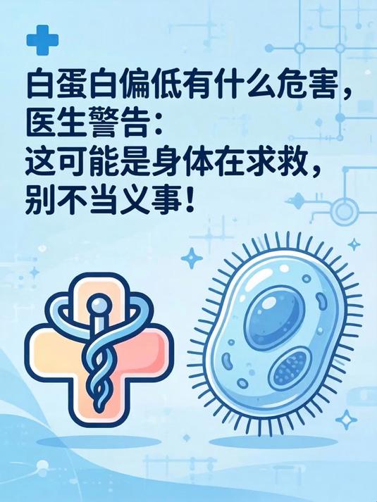 白蛋白偏低有什么危害，医生警告：这可能是身体在求救，别不当回事！(1)