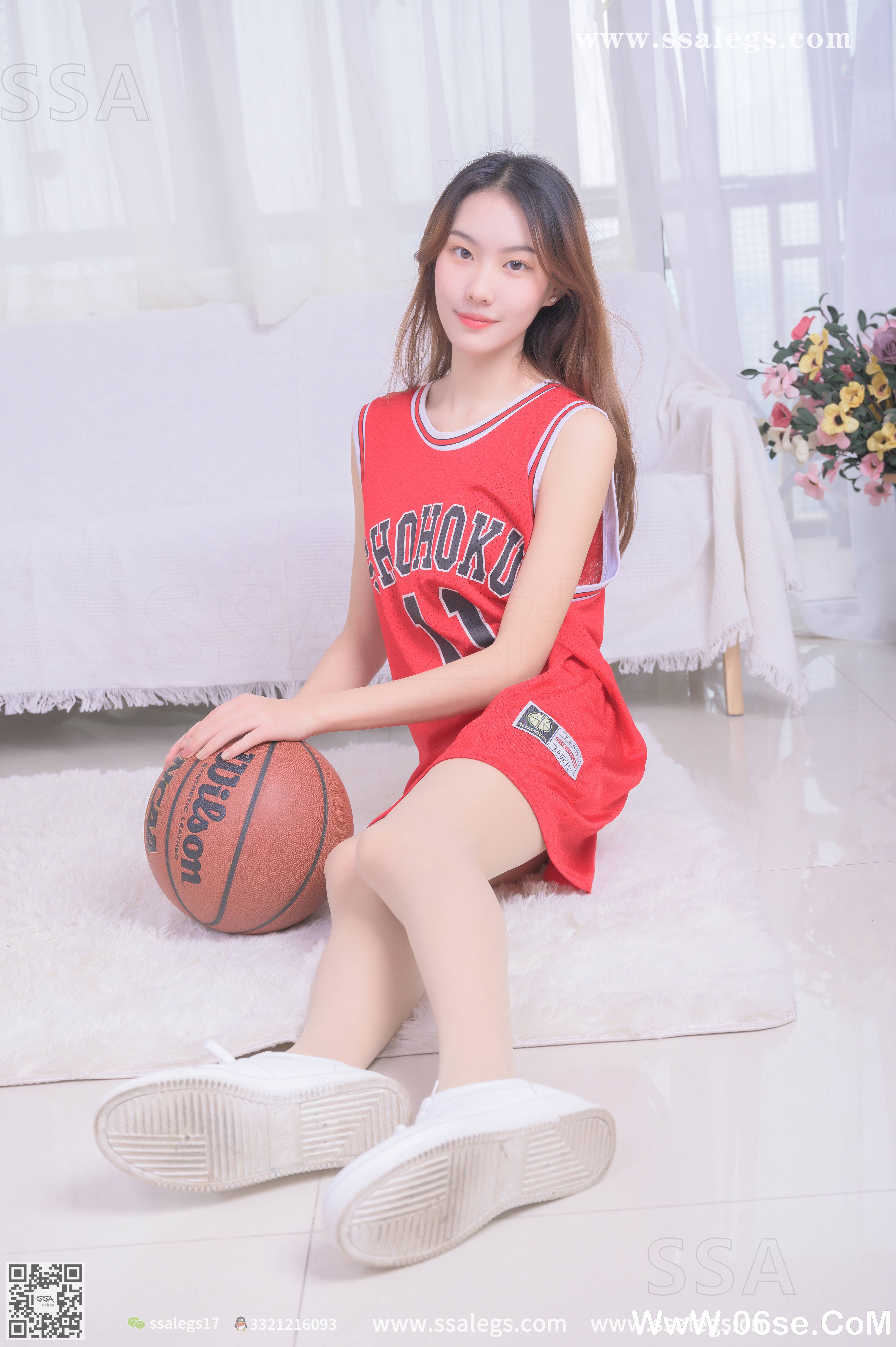 图片[106]-[SSA丝社] NO.324 素素小姐姐放假在家陪你玩篮球(上)[128P1.41G]-六色网