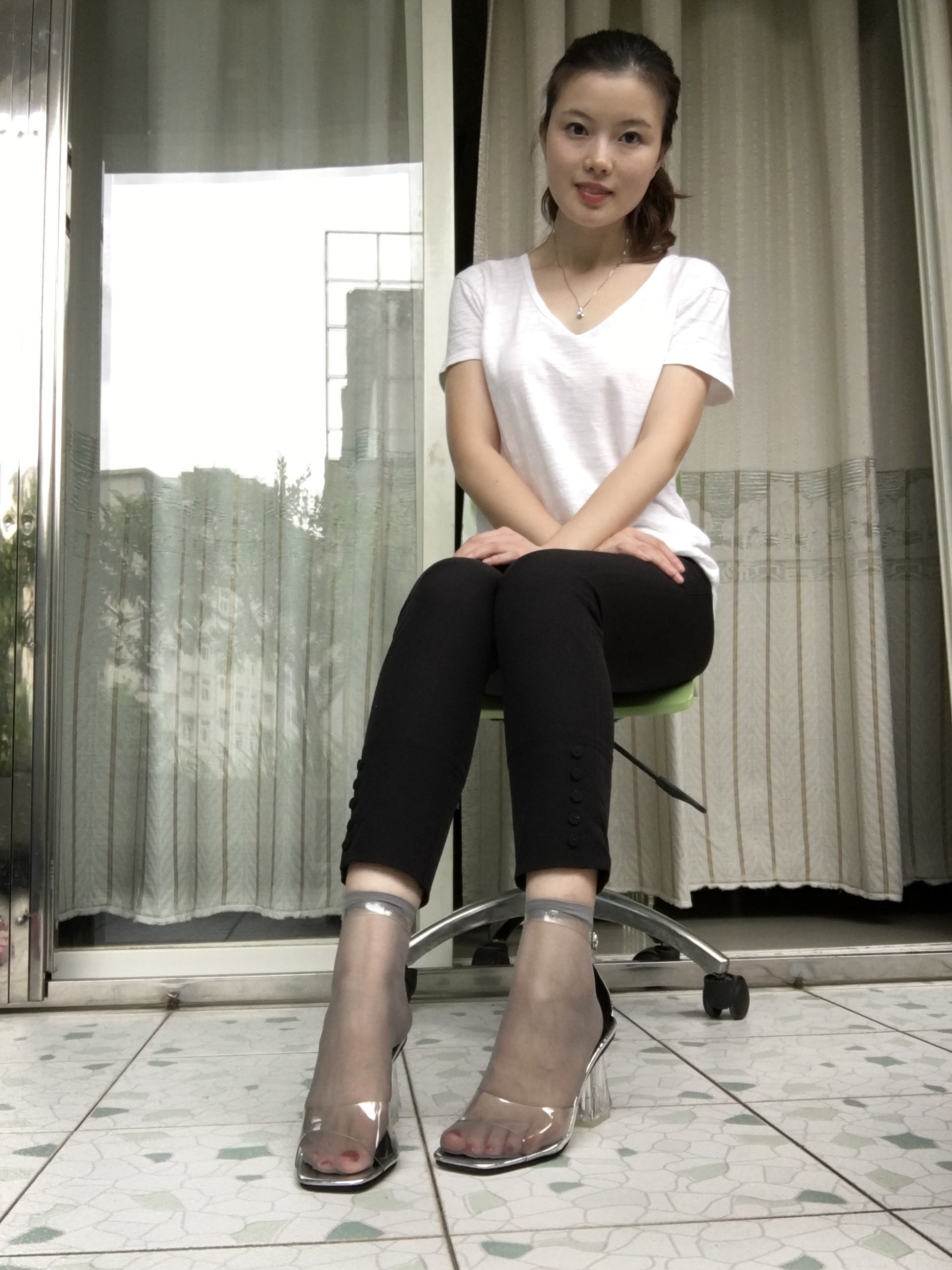 图片[95]-学妹校园寝室短丝系列042 夏丽[237P+2V311M]-六色网