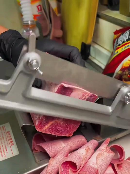 牛羊肉切卷机家用手动小型刨肉机