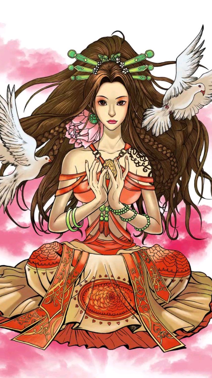 鱼想衣裳花想容,春风拂槛露华浓。