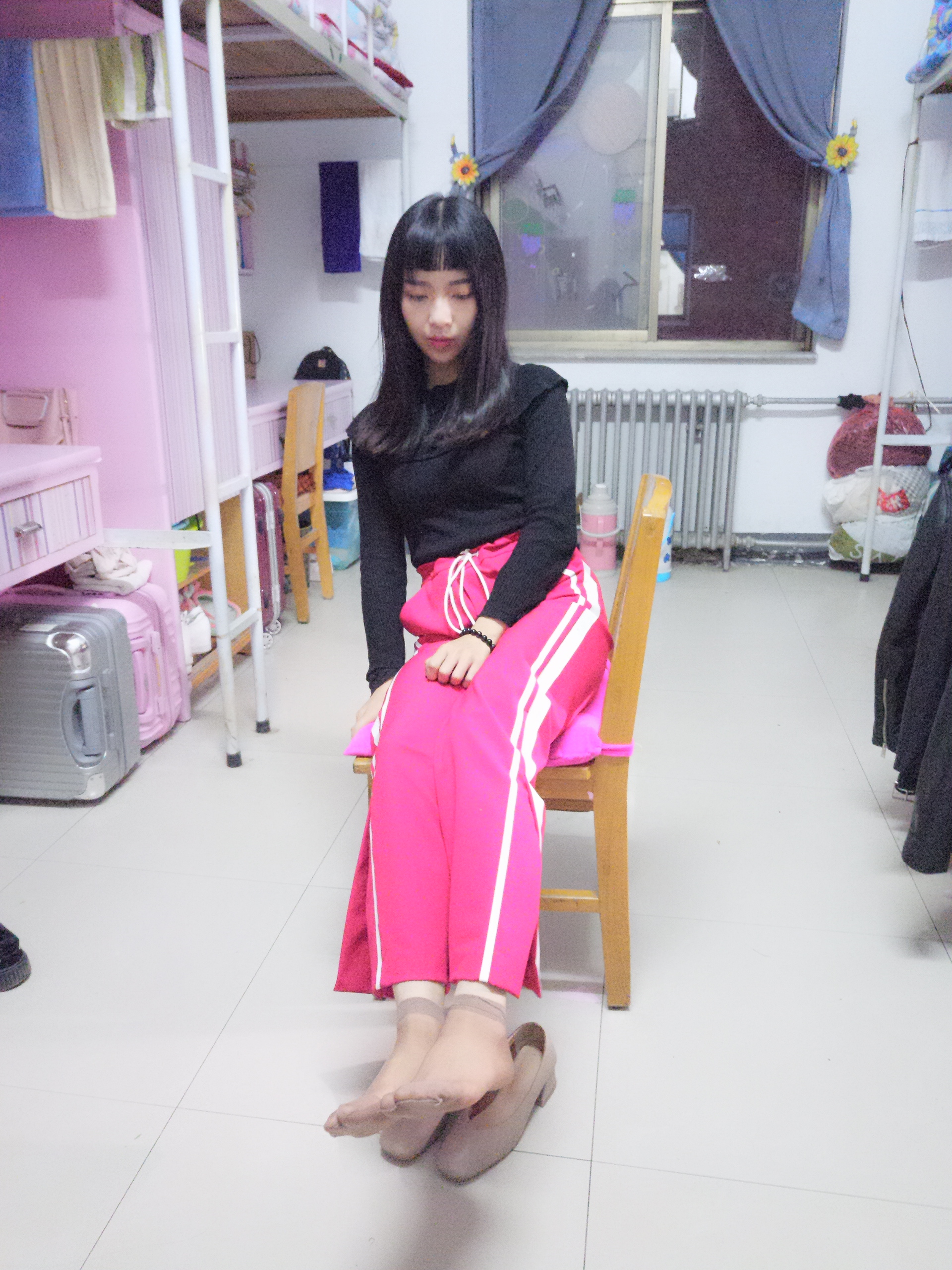 图片[72]-学妹校园寝室短丝系列002期 张梦想[104P201M]-六色网